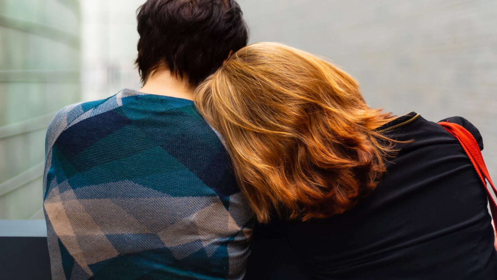 
        Grieving Couple    