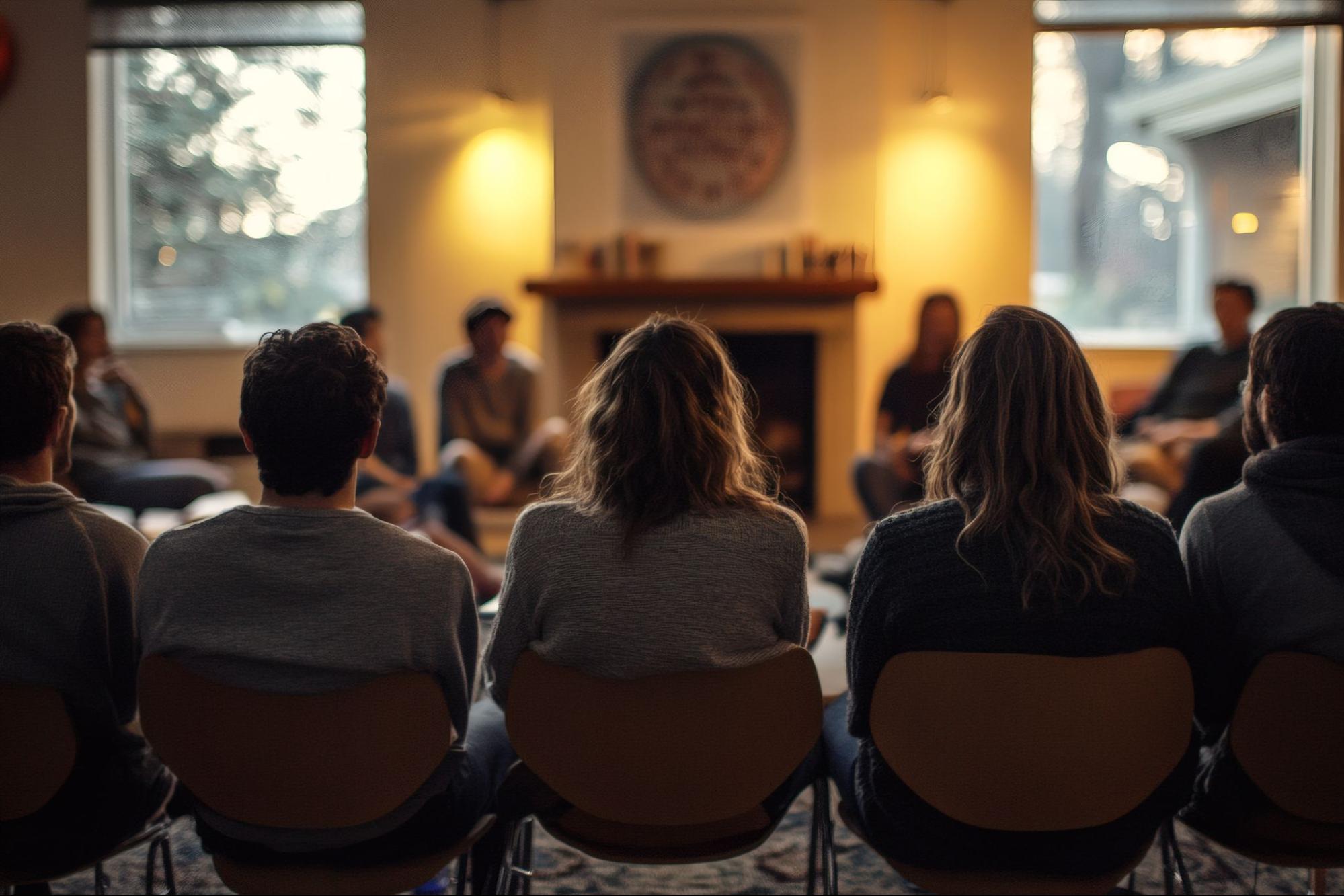 Group therapy meetting. 